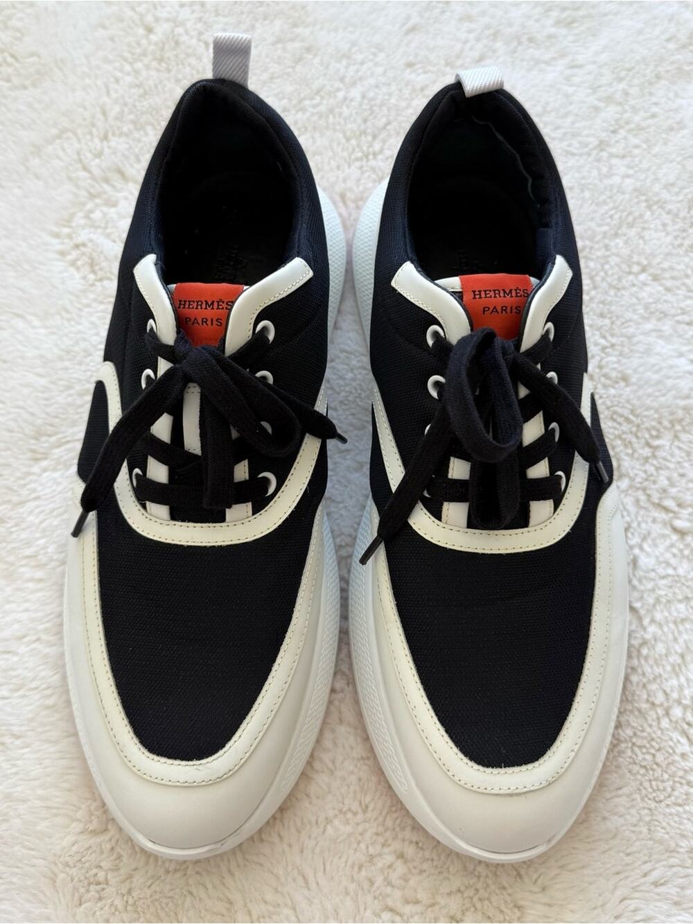 Hermes Giga men sneakers size 45 EU or 11 US Authentic Retail 995$